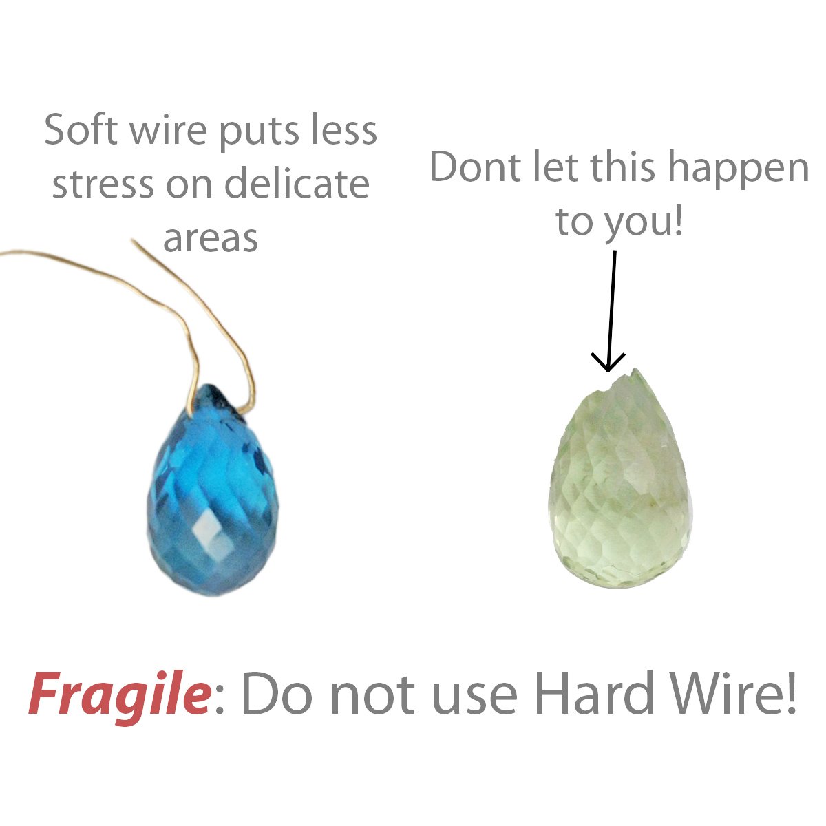 Should I use Soft, Half-Hard or Hard Wire? – Wire Wrapping 101 – Gempacked  Blog